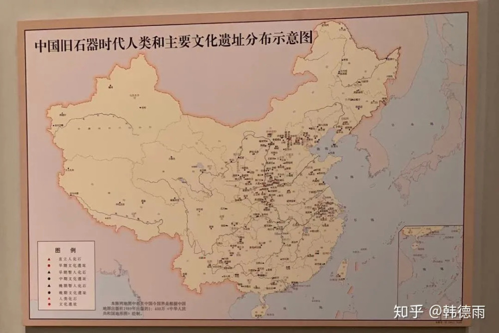 就在旧石器时代的农具这一段,我们便可以看到,从福建的昙石山文化