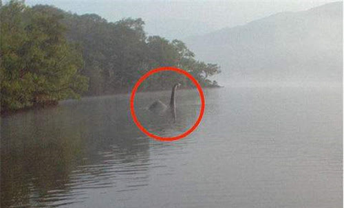 镜泊湖水怪真实照片图片