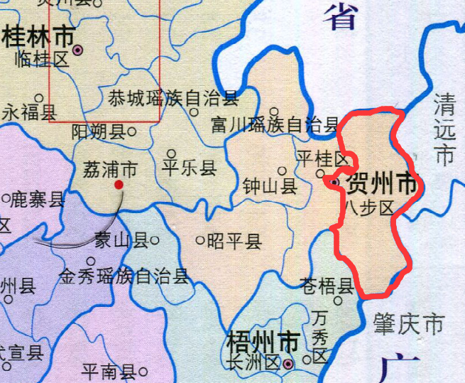 广西一个75万人口大区位于三省交界处是广西东大门
