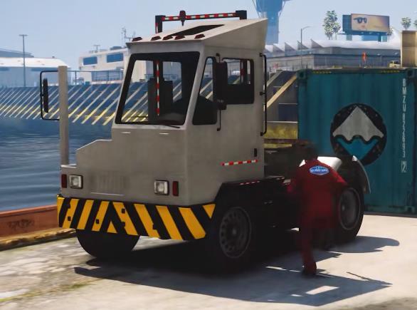 hvy推土机,这款载具就是现实中的铲车,前面的铲可以正常上下铲,适合开