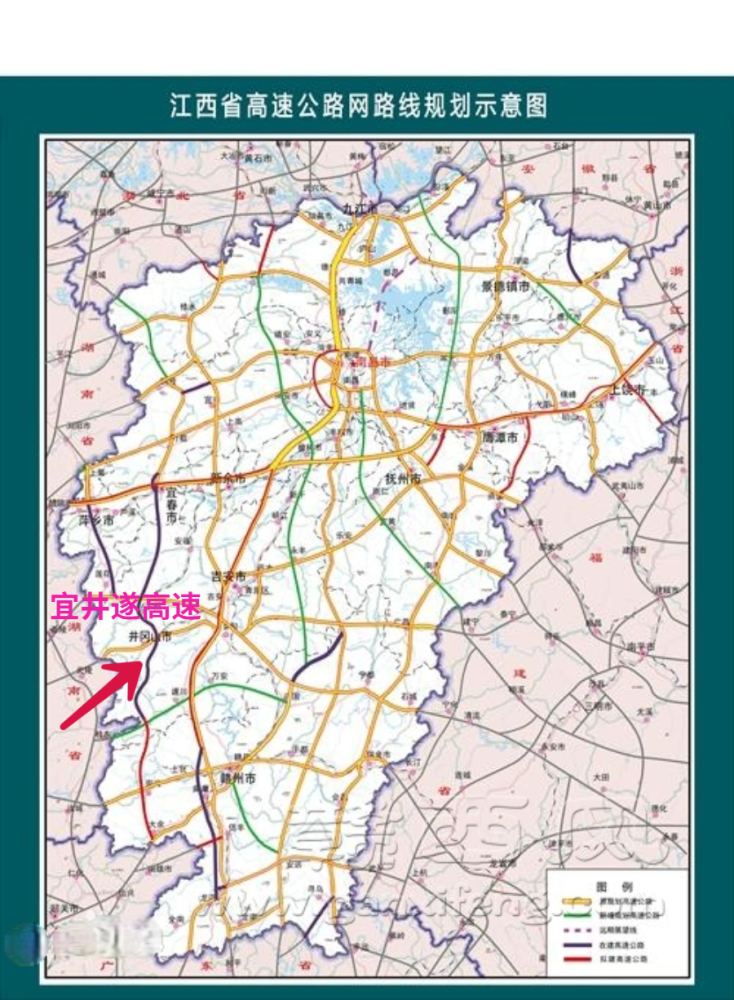 简称宜井遂高速,宜春至遂川高速公路是《江西省高速公路网规划修编