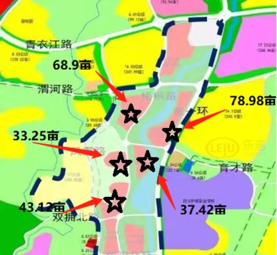 德陽城東天府數谷一次性掛出五塊宗地解讀