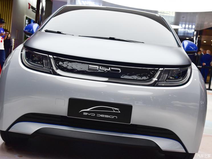 这车实在有点萌车展实拍比亚迪ea1