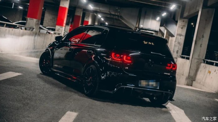 追求极致黑武士的心永远在继续,深度黑化的6代高尔夫r!_腾讯新闻