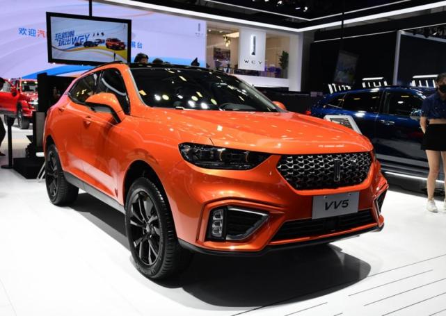 哈弗很会用颜色给weyvv5调了元气橙吸引了很多年轻用户