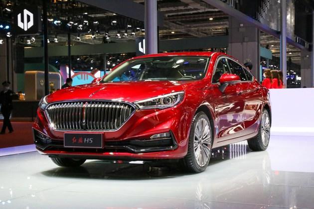 2021上海车展红旗h5红色力量版亮相