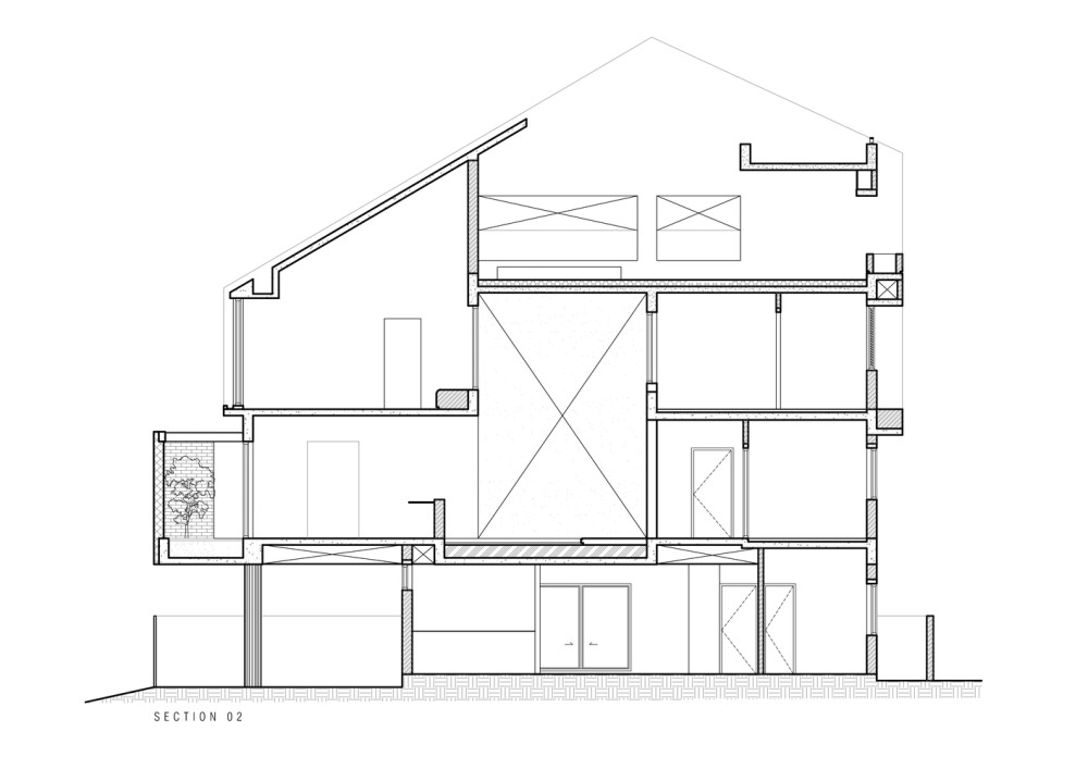 三代同堂的住宅功能分区明确互相之间形成独立的私密性空间