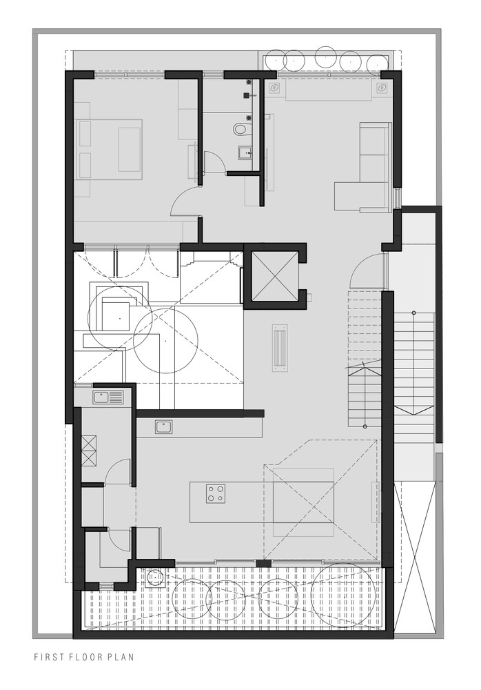 三代同堂的住宅功能分区明确互相之间形成独立的私密性空间