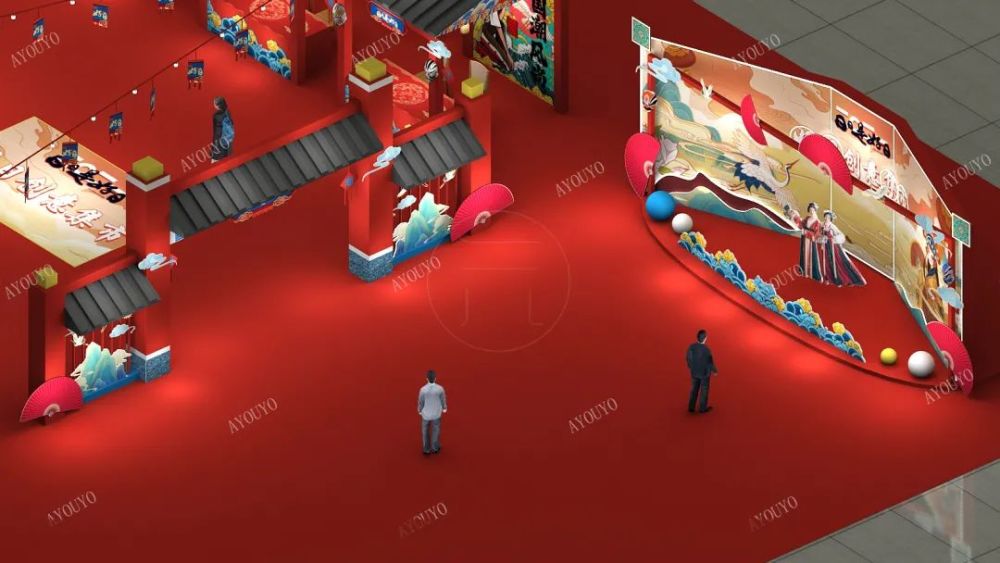 一大波3d设计效果图来袭讲述国潮中国风