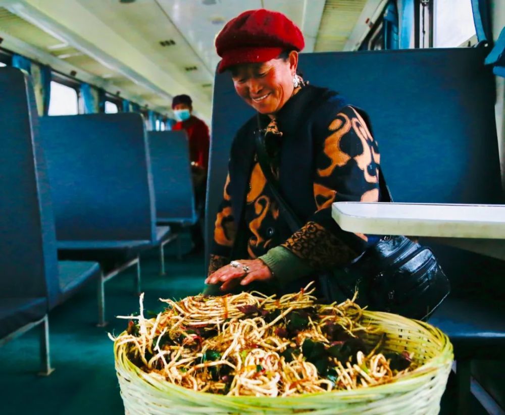 四川一火车上有猪羊成群穿行(图14)