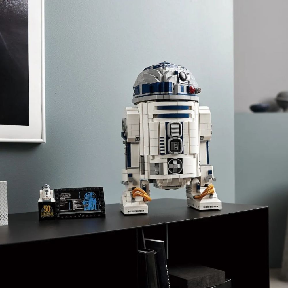 乐高正式发布卢卡斯影业50周年纪念款75308r2d2机器人