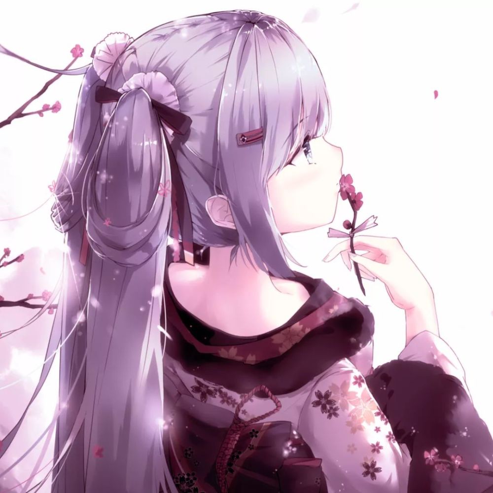 古风女生头像丨我贪恋的人捡烟花不偏不倚都是你