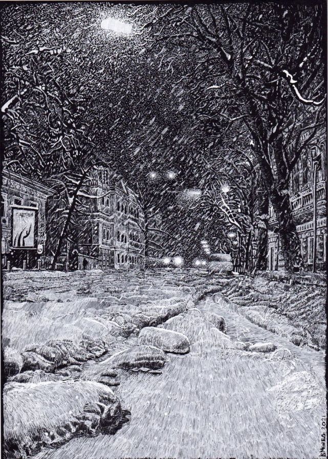 打破常规这位大神用白笔在黑纸上画超写实视觉冲击太强了