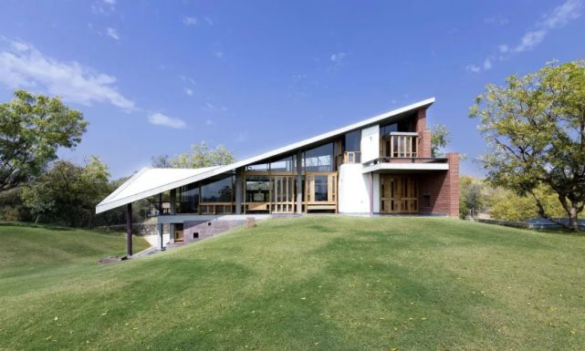 独立住宅小型公共建筑设计印度aalloa周末度假屋案例