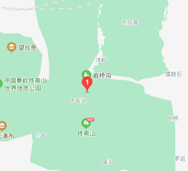 图|小峪的位置在终南山景区的较北部老懒道人平时说话不温不火,但谈起