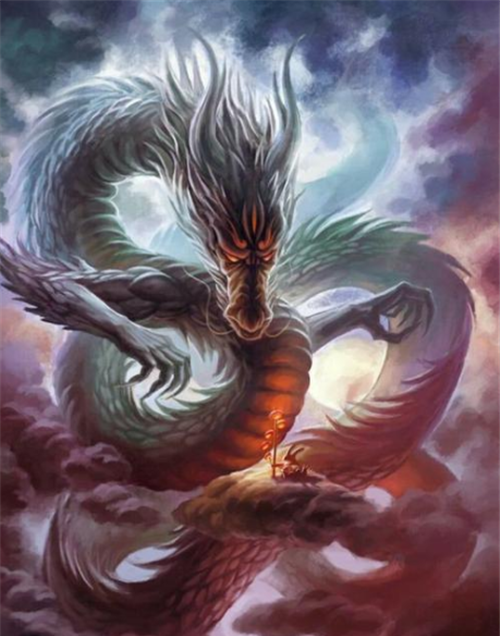 炎帝神农氏以火德为王,为赤龙;黄帝轩辕氏以土德为王,为黄龙.