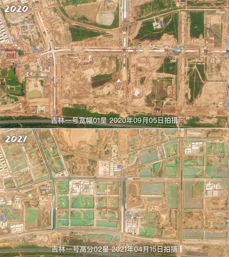 卫星目击雄安新区建设成什么样啦卫星带你揭晓答案