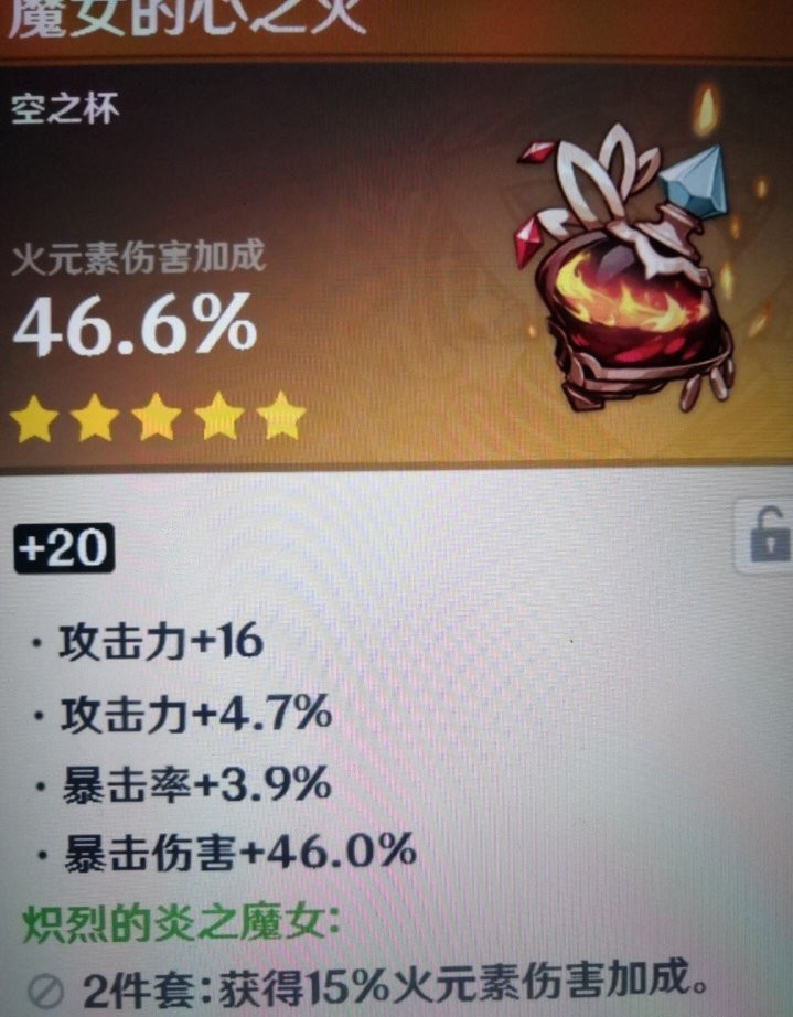 原神玩家晒自己的"世界级火伤杯",意外钓出一个王炸!_腾讯新闻