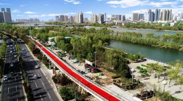 山西一城市快速路即将开通分布在太原境内有锻炼与通勤等功能