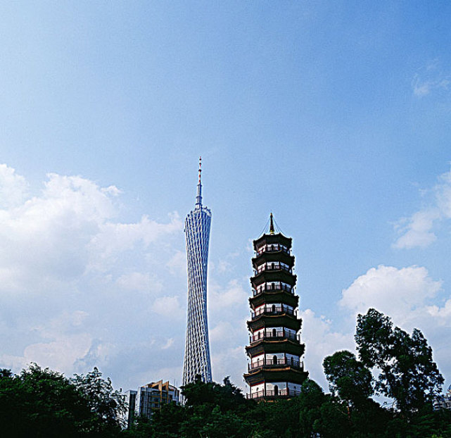 还有3座历史悠久的古塔,知道的游客却很少|莲花塔|琶洲塔|广州塔|古塔