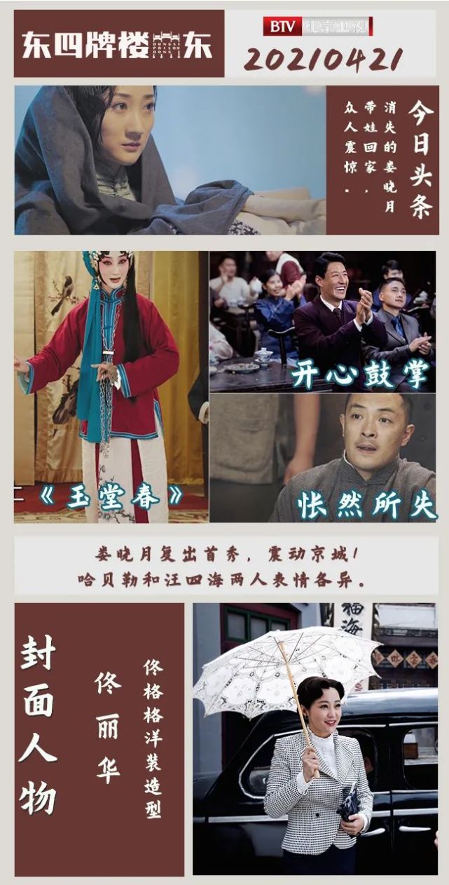 北京卫视东四牌楼东娄晓月带娃出现哈岚与佟丽华何去何从