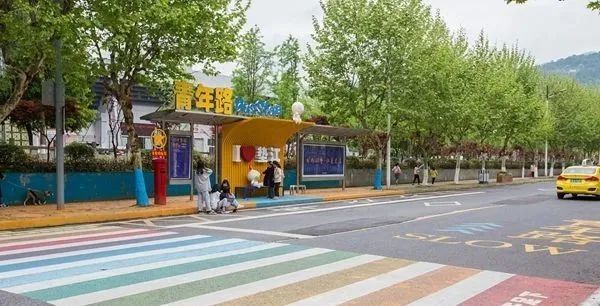 青年路形象改造工程有序推进八大主题或五一前亮相