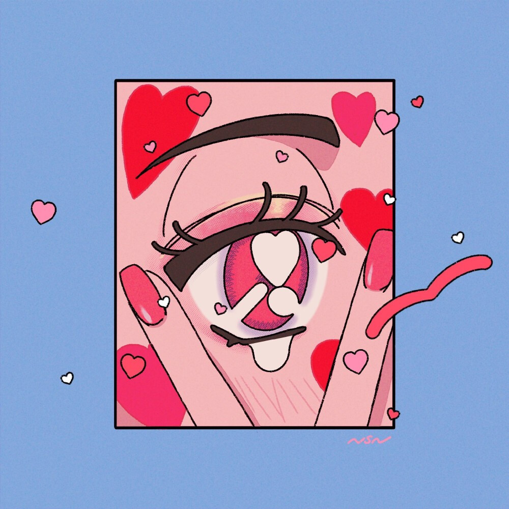 心水超可的插画头像插画师nsnnn7