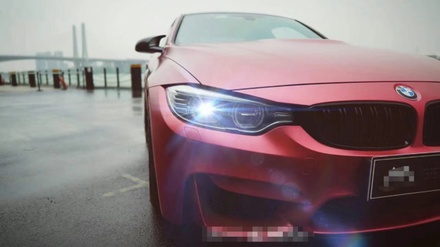宝马m4改色电光红有没有心动的感觉呢