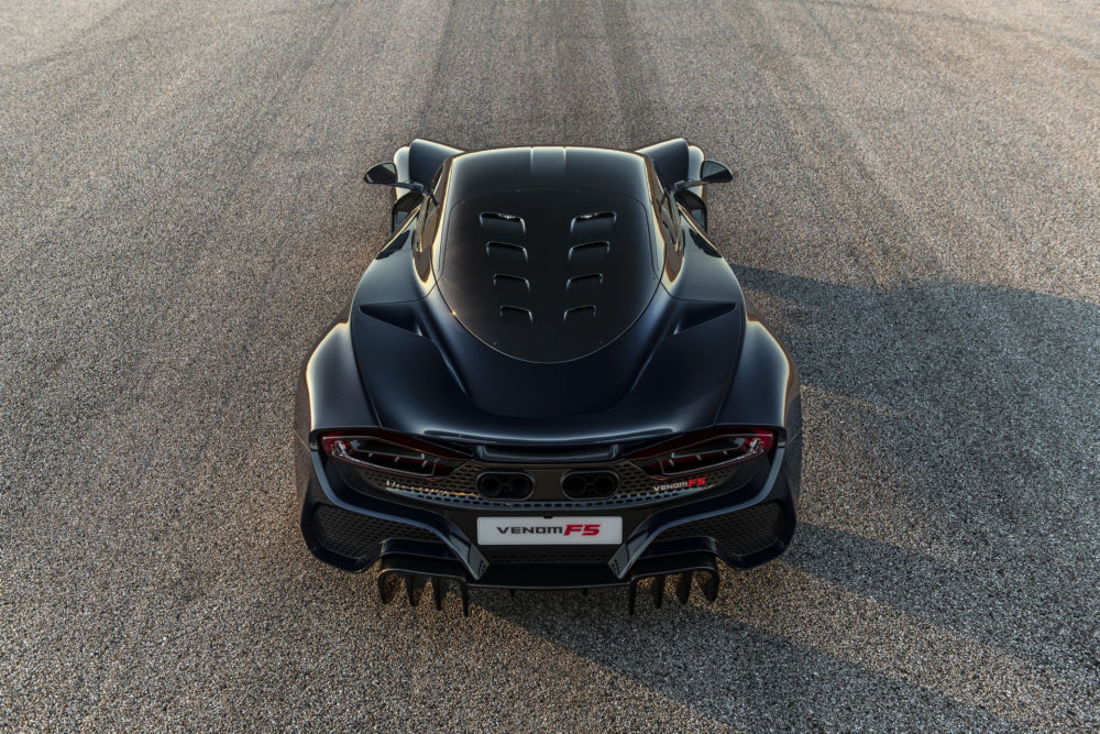 目标时速500venomf5进行空气动力学试验