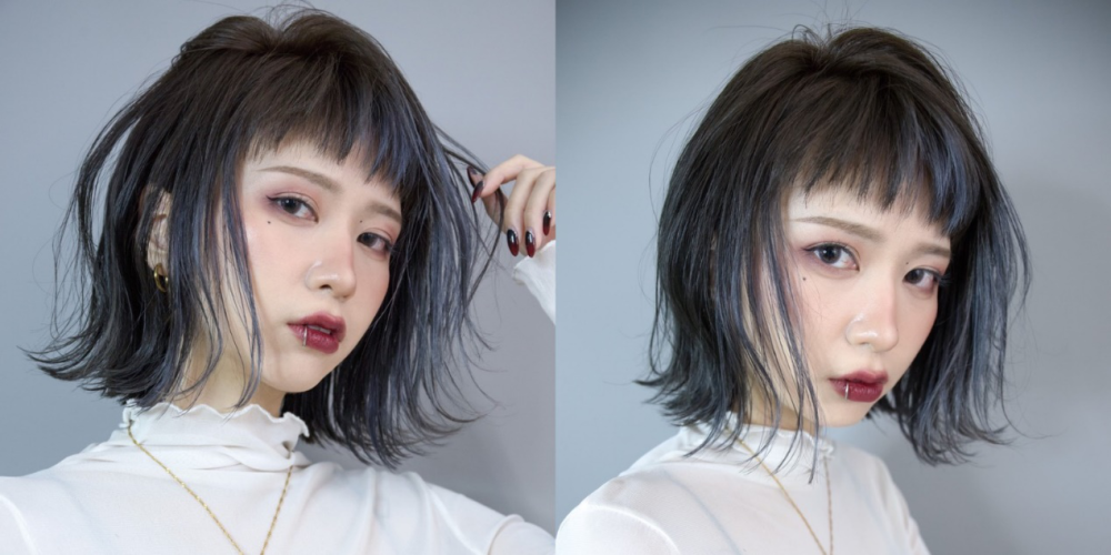 北京辉艺美发学校的李中顺老师讲到,带点灰雾感的橄榄绿,跳脱了秋冬的