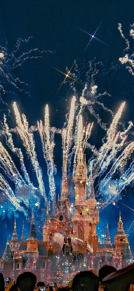 迪士尼烟花秀壁纸
