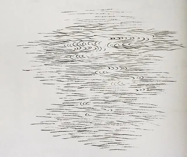 国画山水湖水的常见画法