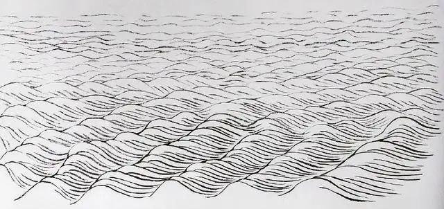 国画山水湖水的常见画法