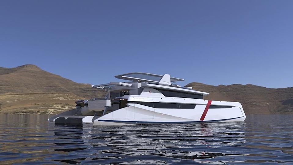 零排放的氢动力双体游艇,可以带你到地球任何角落_腾讯新闻