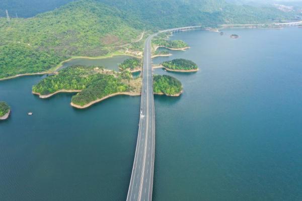 "水上高速"美景如画|无人机|九江|武宁县|庐山西海|江西|高速公路