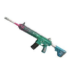 绝地求生四周年m4皮肤好看绚丽玩家们领取热度高昂