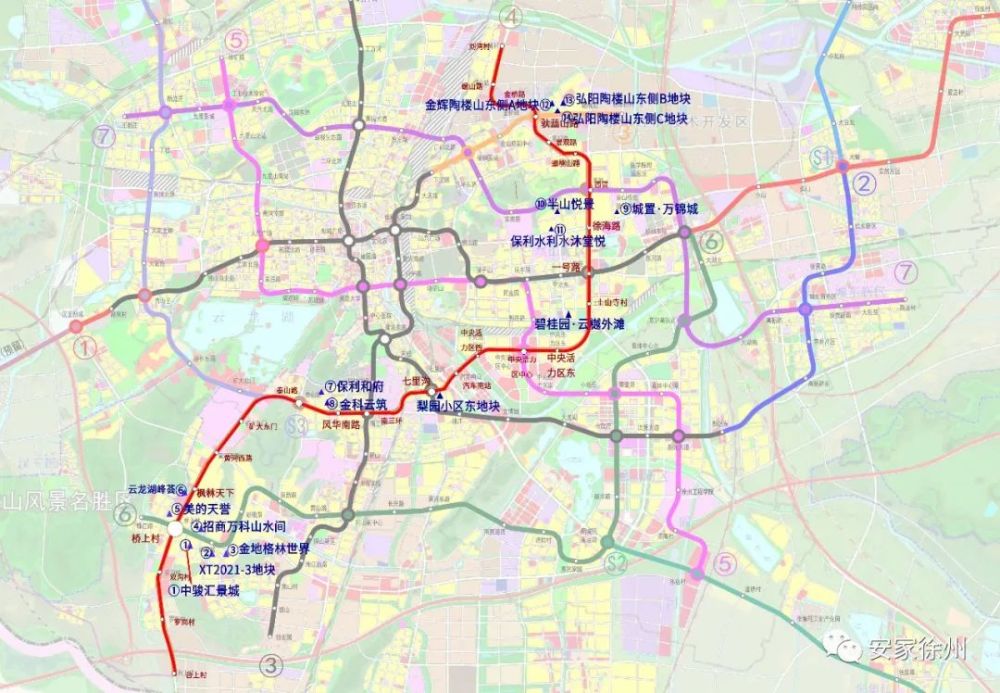 徐州四号线地铁线路图图片