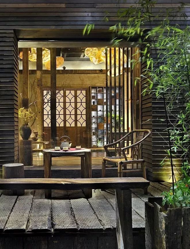 收集中式庭院优雅的样子