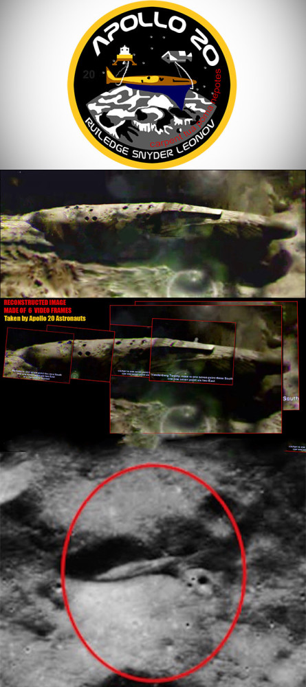 如你所见,这张就是由阿波罗20号拍摄的图像,你还觉得不够清晰吗?