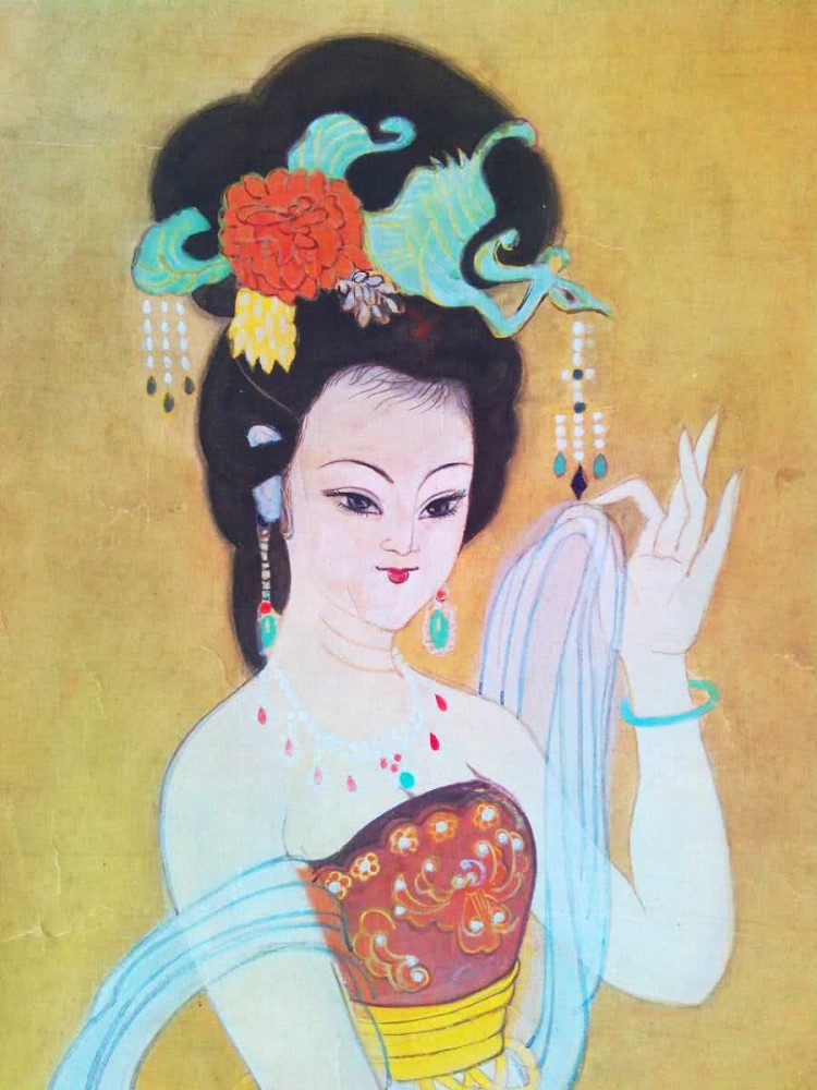 世上有很多赞美杨玉环美貌的诗词歌赋,我们也相信杨贵妃是极美的,不然