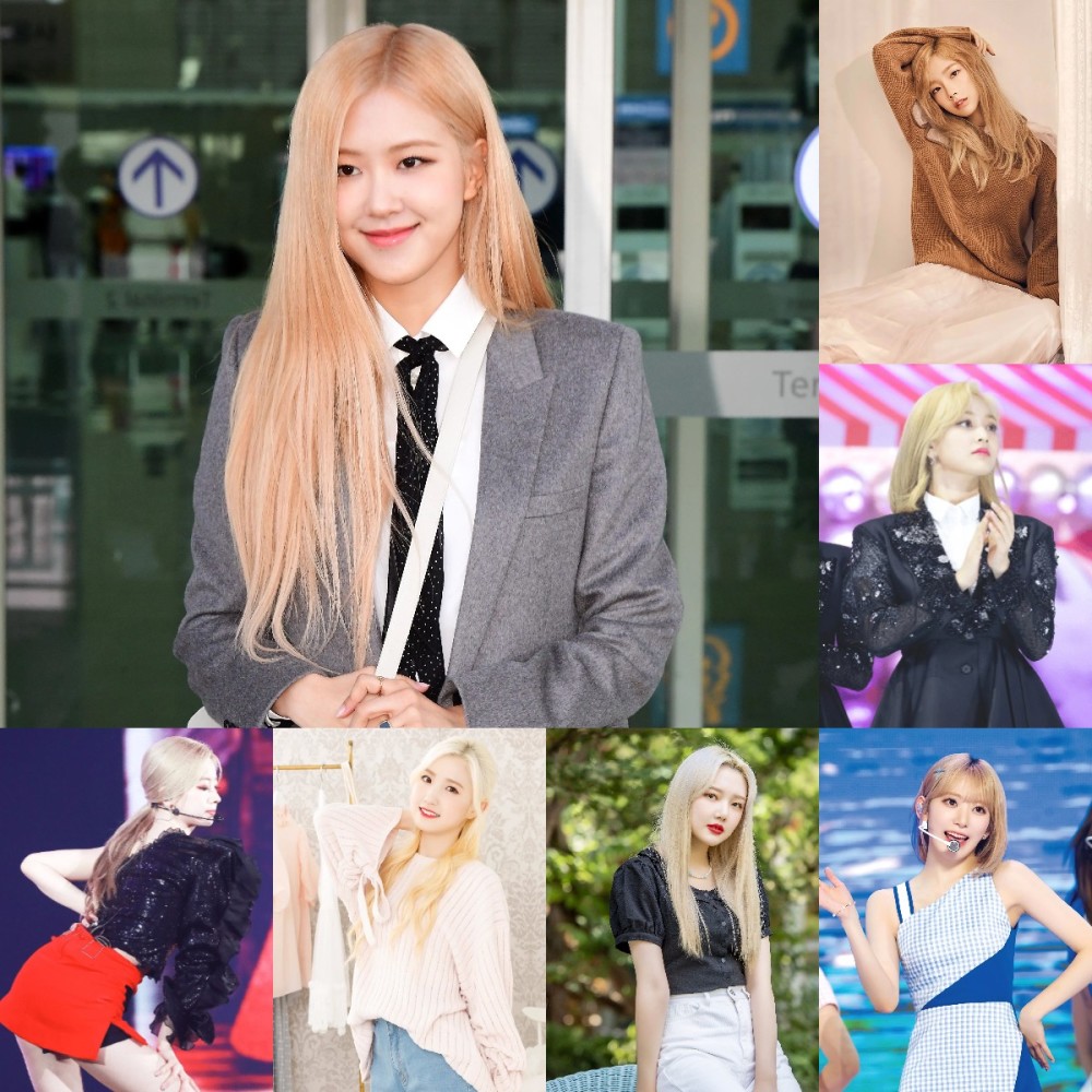 韩国女团形象气质十足的7位金发女爱豆_腾讯新闻