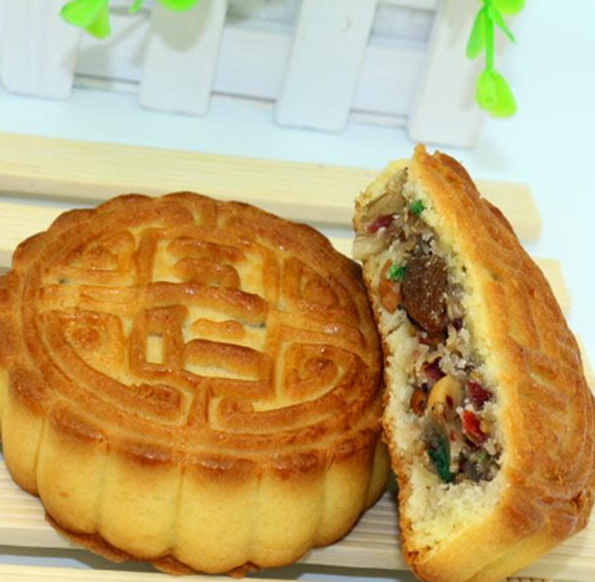 每日美食分享东北老式月饼的做法