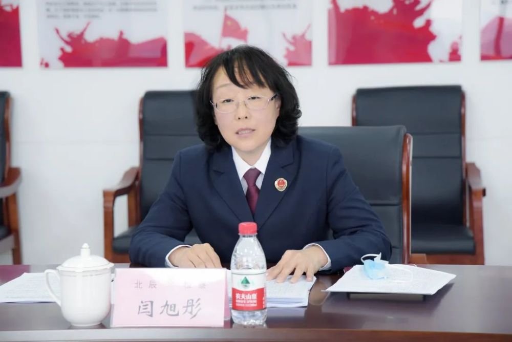 王洪茹组长一行还重点听取了北辰区检察院党组教育整