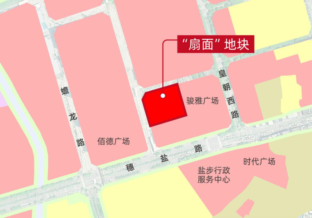 位于黄岐建设大道南侧,海北大道西侧,土地规划功能以商服用地为主