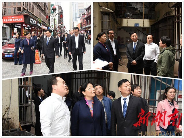 办实事,4月22日下午,谢文辉和部分市,区人大代表走进长沙市天心区