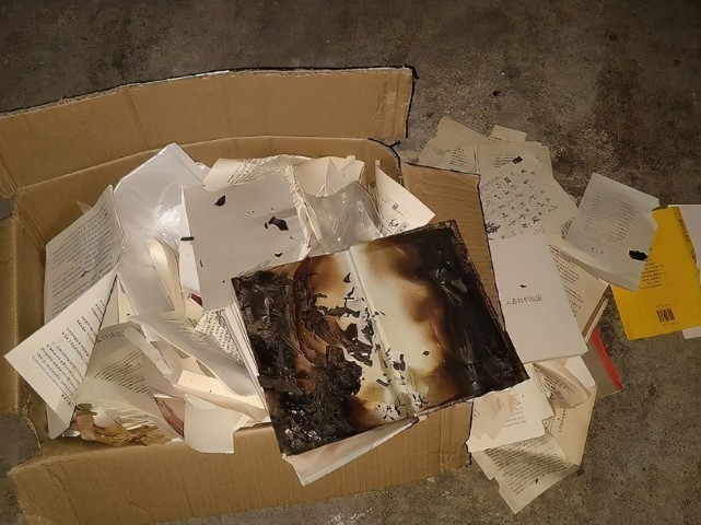 珍藏书被烧工资卡上交被家暴的男人不想再回忆太痛苦了