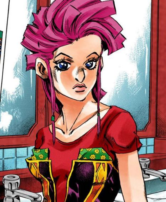 jojo不愧是荒木画风就连美女也有独特魅力