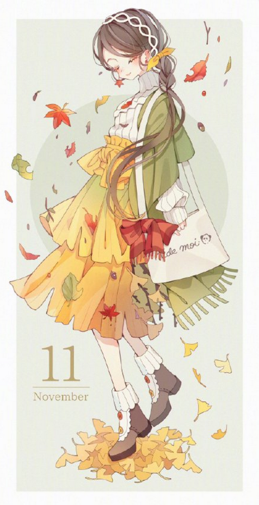 十二月份拟人化全员化身超可爱的萌妹总有一位是你喜欢的