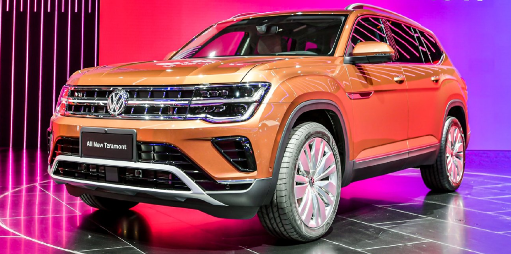 大众全新途昂车展正式亮相全尺寸7座旗舰suv