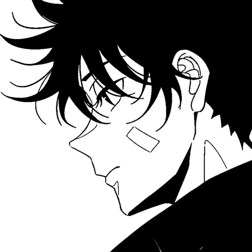 好看黑白头像极致的两个终点